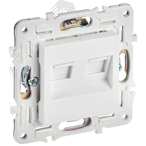 SKANDY Розетка компьютерная двойная RJ45 кат.5E SK-K03W арктический белый IEK