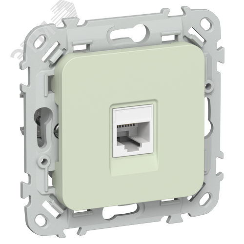 FLITE Розетка компьютерная RJ45 категория 6 UTP РК6-1-0-ФлП панг IEK