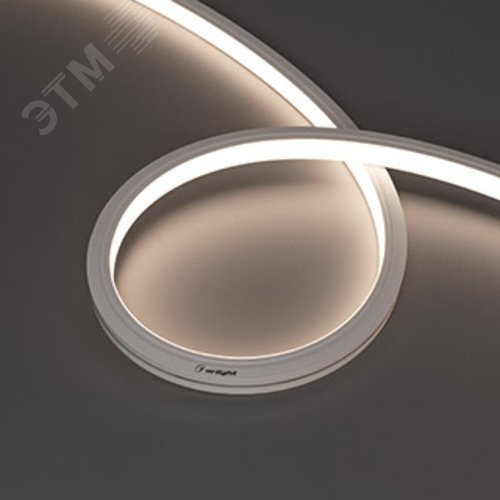 Лента светодиодная герметичная MOONLIGHT-TOP-X320-13x12mm 24V Day4000 (5 W/m, IP67, sauna, 5m, wire x1) (ARL, Вывод вниз, 3 года)