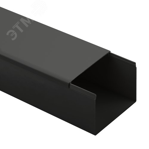 Кабель-канал ЭРА KK-B-80-40 черный 80x40мм 12м