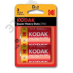 Батарейка R20-2BL SUPER HEAVY DUTY Zinc [KDHZ-2] (24/120/5040)