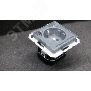 Розетка SCHUKO с USB-зарядным устройством, тип A + тип С, термопласт, матовый антрацит