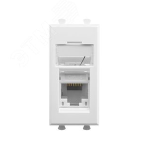 Avanti Компьютерная розетка Белое облако  RJ-45 модульная, кат. 6, 1 мод