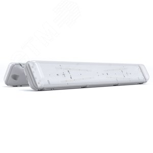Светильник светодиодный ДБП-32Вт, IP65, 4000К, 4100/410 Лм, с аварийным БАП 2 час, прозрачный рассеиватель