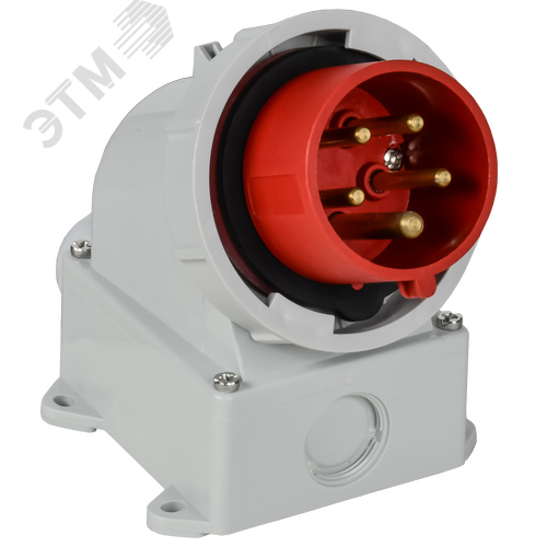 Вилка стационарная ССИ-5152 16А-6ч/380В 3P+PE+N IP67 IEK