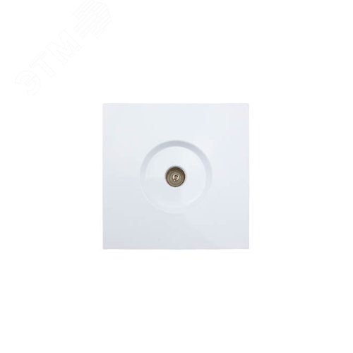 ZIMA Розетка ТВ проходная, механизм, белая Lezard 704-0288-129