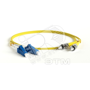 Патч-корд оптический SM 9/125 (OS2) ST/UPC-LC/UPC duple* LSZH 2 м