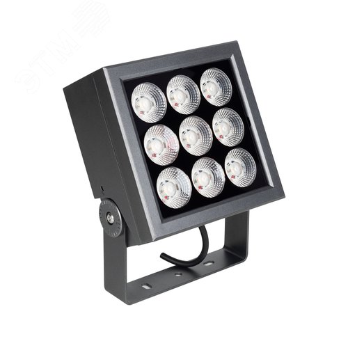 Светильник ALT-BLOCK-S185x185-36W Warm3000 (GR, 60 deg, 230V) (ARL, IP66, металл, 3 года)