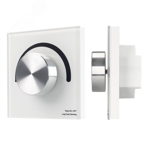 Панель SMART-P1-DIM-G-IN White (3V, Rotary, 2.4G) (, IP20 Пластик, 5 лет)