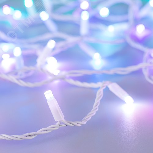 Гирлянда светодиодная декоративная ARD-STRING-CLASSIC-10000-WHITE-100LED-LIVE RGB-DMX 24V, 10W ARDCL, IP65