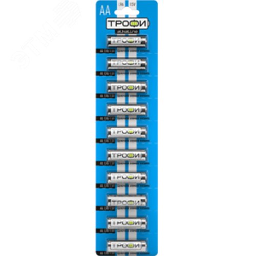 Батарейка Трофи LR6-10BL strip ENERGY POWER Alkaline (100/1000/20000)