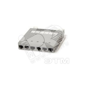 Кассета для медных претерминированных решений 6 экранированных портов RJ-45 категории 6A
