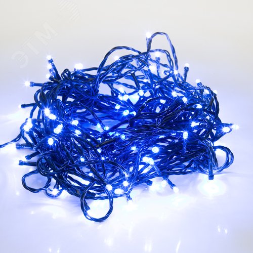 Гирлянда Твинкл Лайт 6 м, темно-зеленый ПВХ, 40 LED, Синий