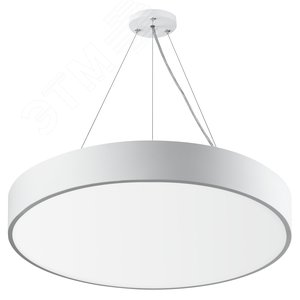 Светильник LED Geometria Ring SPO-132-W-40K-088 88Вт 4000К 6000Лм IP40 800*80 белый подвесной драйвер внутри