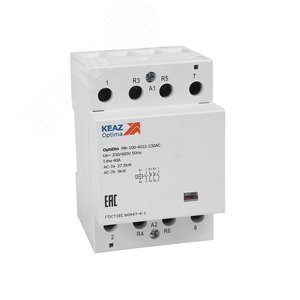 Контактор 230В AC 2НО 40А OptiDin MK-100-4020-230AC