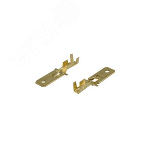 Клемма плоская штекер 6.3 мм 0,5-1.5 кв мм (РП-п 1.5-(6.3) L = 25,5 мм), REXANT