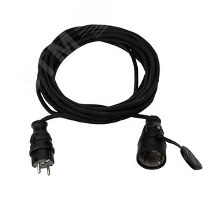 Удлинитель-шнур КГ 3х1.5 10 м, морозостойкий, с/з, 16 А, 3500 Вт, IP44