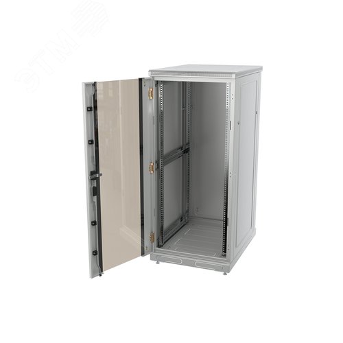 Шкаф телекоммуникационный напольный 33U 600x800 ШТ-НП-33U-600-800-С, передняя дверь стекло