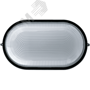 Светильник НПП-100w термостойкий овальный без решетки IP54 черный