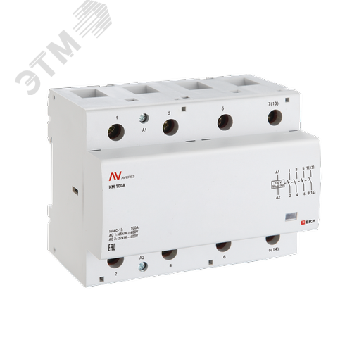Контактор модульный КМ 125А 2NO+2NC 110VAC (6 мод.) AVERES EKF