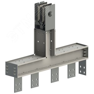 Секция магистральная  присоединительная ШМА-5 1250А IP55 AL 3P+N(100%)+PE (корпус)  к трансформатору (подключение вертикально из центра) ШМА 5.10.1250.553