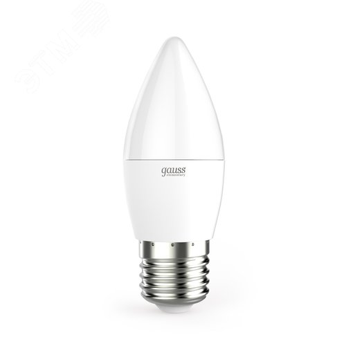 Лампа светодиодная LED 10 Вт 750 лм 4100К свеча нейтральный E27 AC 220В Elementary