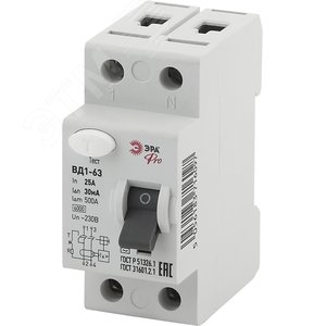 УЗО PRO NO-902-31 ВД1-63 2P 63А 100мА