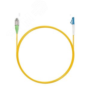 Патч-корд оптический simplex 1м FC/APC-LC/UPC 9/125 sm LSZH