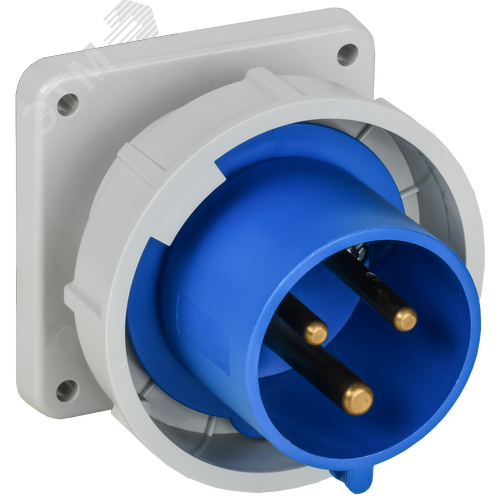 Вилка встраиваемая ССИ-3232 32А-6ч 220В 2P+PE IP67 IEK