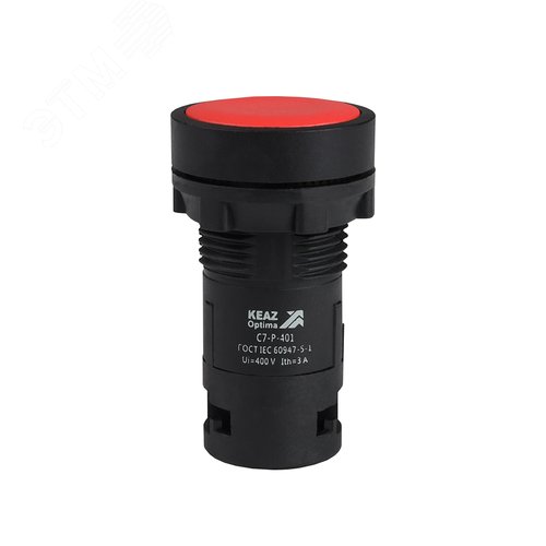 Кнопка OptiSignal Compact D22 C7-P-401 красная 1НЗ XB7NA42
