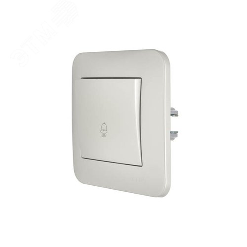 ASTI Кнопка звонка, 10 А, жемчужно-белый перламутр Lezard 7081-3030-103