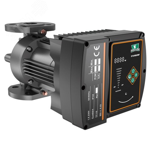 Насос циркуляционный STAR40/10F-220WI-FI фланцевый (18-340Вт,10м,233л/мин,част. управ)