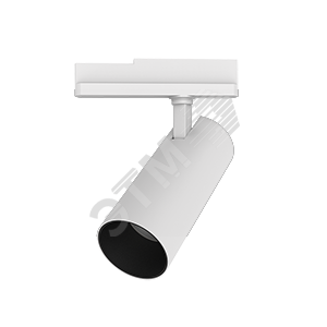 Cветильник светодиодный трек TT-Vivo 30 Вт 3000К 196х265х85мм угол 35 градусов RAL9010 белый матовый CRI 83