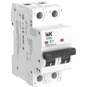 ARMAT Автоматический выключатель M06N-DC 2P C 1А