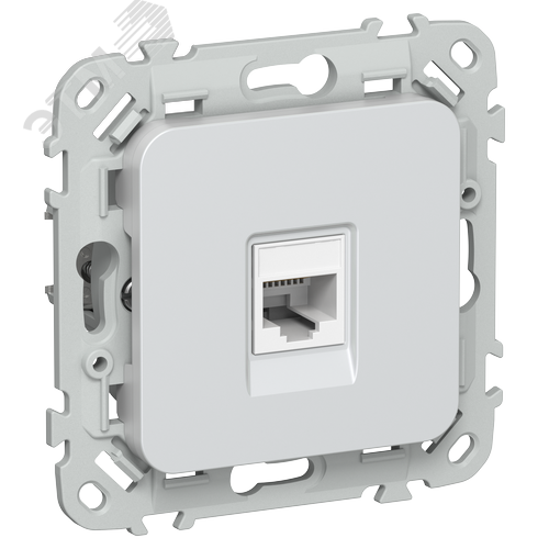 FLITE Розетка компьютерная RJ45 категория 6 UTP РК6-1-0-ФлЖ жемчуг IEK