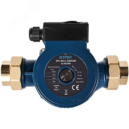 Циркуляционный насос 32-80/180 с латунными гайками G2 x Rp 1 1/4
