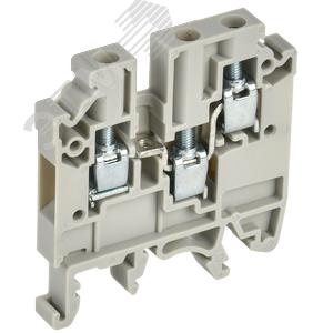 ARMAFIX Клемма винтовая CTS-MC 3 вывода 4мм2 серая IEK