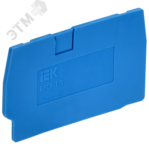 ARMAFIX Заглушка для колодки клеммной CP 1,5мм2 синяя IEK