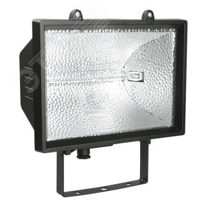 Прожектор ИО1000 галогенный черный IP54 IEK