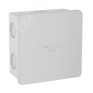 Коробка распределительная с кабельными вводами IP44 80х80х40мм (розница)