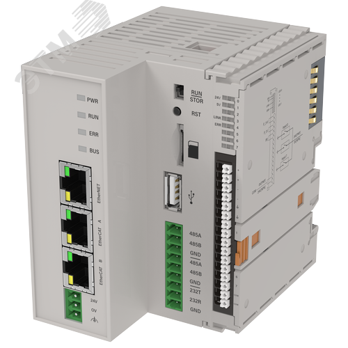 ПЛК 250 Модуль ЦПУ 8 входов интерфейсы RS232 RS485 Ethernet EtherCAT USB SD-Card 24В DC CDS