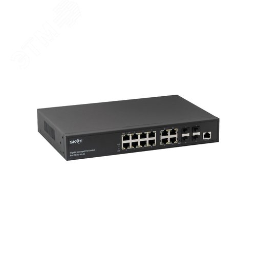 Коммутатор управляемый L2+ 12 портов RJ45/Combo/  FP 10 100 1000 Мб/с PoE+ 150Вт