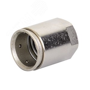 Муфта труба-коробка 63мм IP66/IP67 М63х1.5 внутренняя резьба никелированная латунь