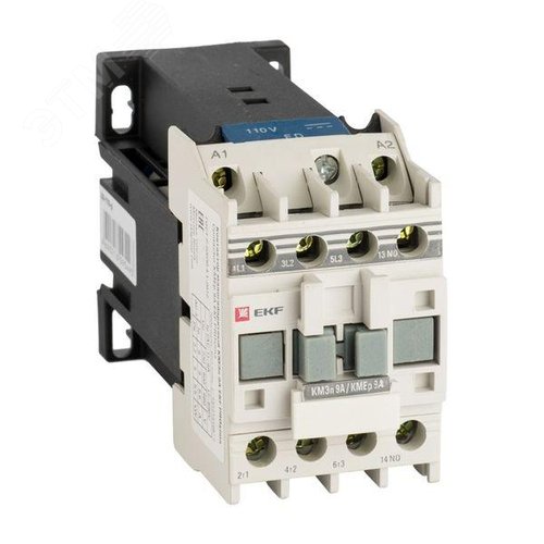 Контактор малогабаритный КМЭп 9А 220В DC 1NC PROxima
