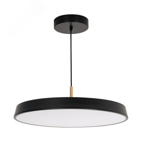 Светильник SP-ELEGANT-R500-37W Day4000 BK 120 deg 230V IP20 металл 3 года