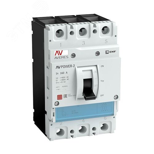 Выключатель автоматический AV POWER-3/3 500А 100kA TR AVERES