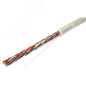Витая пара U/UTP Cat 5 10 пар 24 AWG solid PVC нг(А)-LS