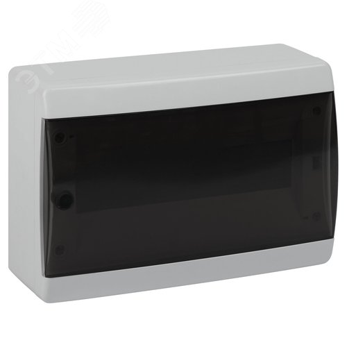 Корпус пластиковый навесной ЩРН-П-12 IP41 прозрачная крышка белый COMFORT
