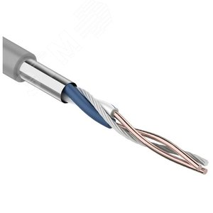 Витая пара U/UTP 1PR 24AWG CAT5e бухта 305м серый