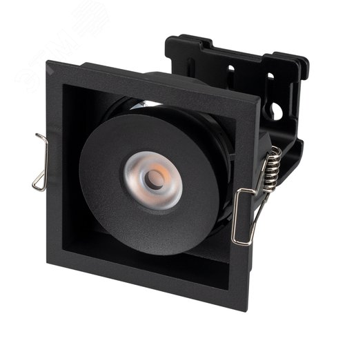 Светильник CL-SIMPLE-S80x80-9W Day4000 (BK, 45 deg) (ARL, IP20 Металл, 3 года)